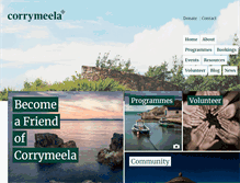 Tablet Screenshot of corrymeela.org
